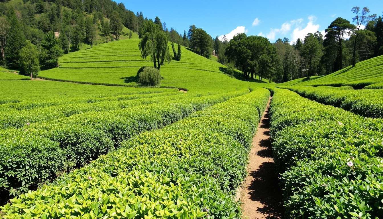 葡萄牙亚速尔群岛萨奥米格尔茶叶种植园